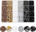 22800Pcs Multi Size Flatback Rhinestones,YAEISM Shiny Resin Jelly Flatback Bulk 6 Colors AB Rainbow Rhinestones Diamond Jewelry Decoration Design for DIY Crafts Clothes Shoes