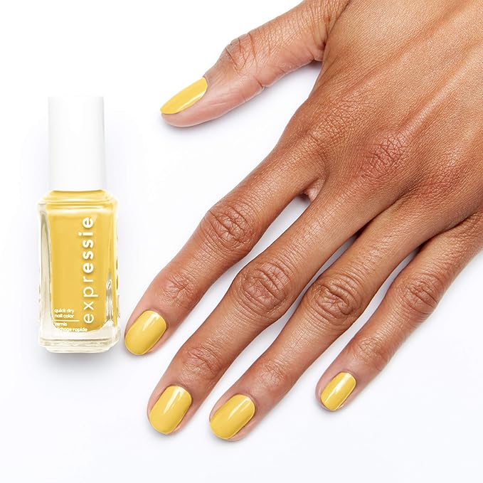 essie Expressie Nail Polish, Quick-Dry Bright Yellow Nail Polish, Vegan, Sh00k, 0.33 fl oz