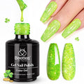 beetles Gel Polish Green Glitter Gel Nail Polish 0.51OZ Reflective Nail Art Manicure Salon DIY at Home UV LED Needed Gifts for Women Lime Shock St Patrick Day