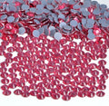 Bymitel Hotfix Crystal Rhinestones Round Gems Iron on DIY Jewelry Making Flat Back for Crafts,Rose, 3mm(SS12/2880pcs)