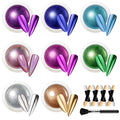 beetles Gel Polish 8 Colors Chrome Powder for Nails Pink Purple Blue Green Silver Golden Rainbow Nail Powder 2024 Mirror Effect Manicure Art Decoration Powder Holographic Pigment Gift for Women