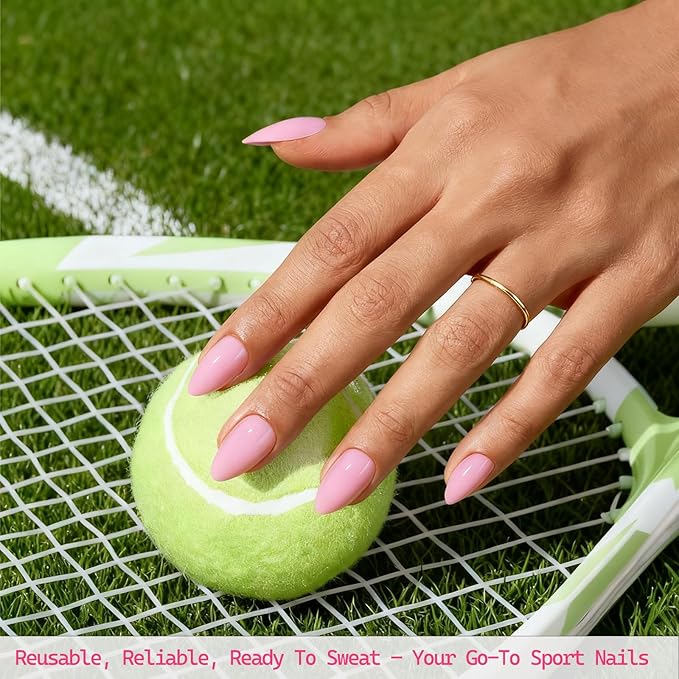 12 Colors Press on Nails Short Almond, 15Size 360PCS Full Cover Fake Nails with Adhesive Tabs - Glossy Jelly Nude Milky White Shape False Nails for Women, Easy Application for Daily Wear