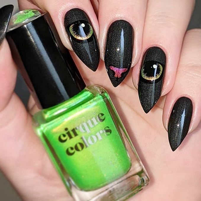 Whats Up Nails - B063 Goth is the New Black Stamping Plate for Halloween Nail Art Design
