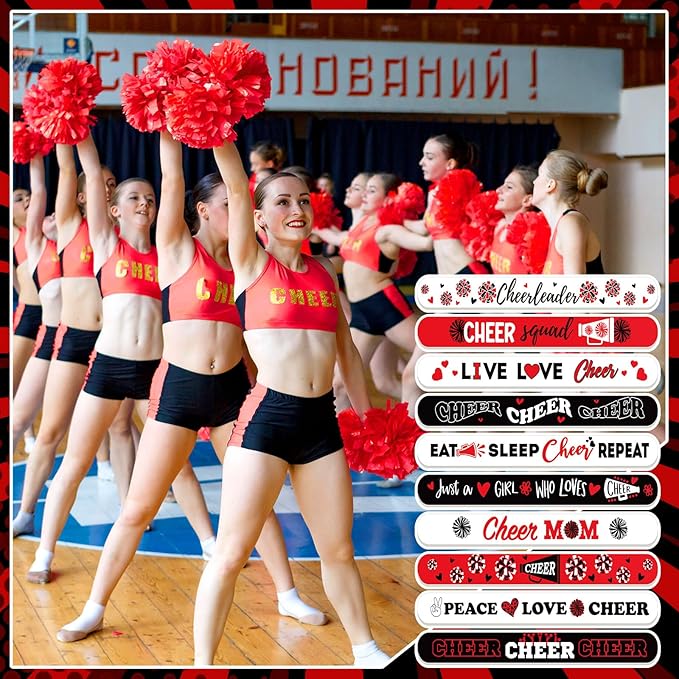 50 Pack Cheerleader Gifts Bulk for Team Cheer Mini Nail Files for Women Cheerleader Emery Boards Funny Cheer Party Favors Small Spa Gifts for Women Teammates Salon Manicure Tools