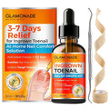 Ingrown Toenail Relief Kit: Professional 3-7 Day At-Home Ingrown Toenail Removal Drops With Ingrown Toenail Lifter & Self-Adhesive Bandage For Men Women, 30ml Softener For Hard Curved Nails
