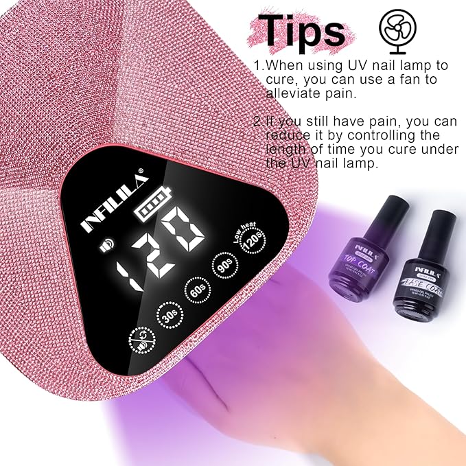 NXJ INFILILA Glitter Poly Nail Gel, Milky White Colors Poly Extension Gel Nail Enhancement, Thickening Glossy Builder Home DIY Salon Use for Girls UV/LED Nail Lamp Required P01
