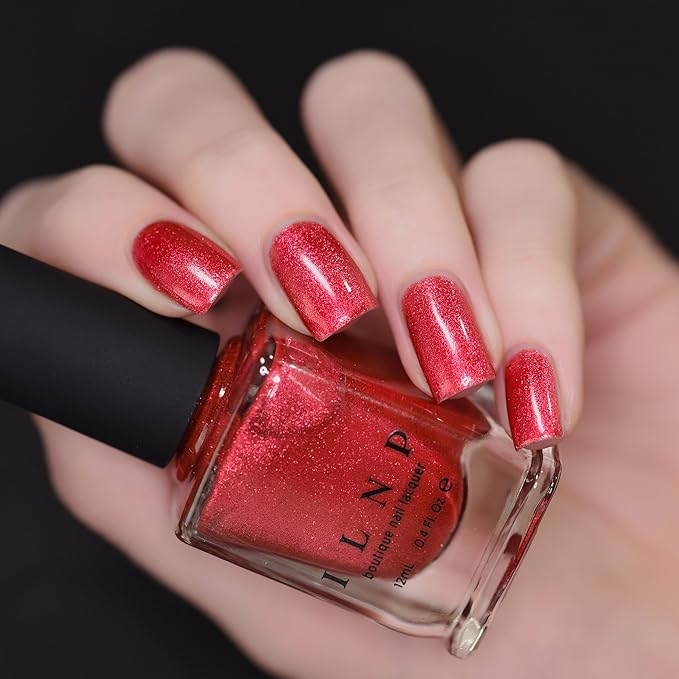 ILNP Love Me Not - Cardinal Red Ultra Metallic Bright Nail Polish