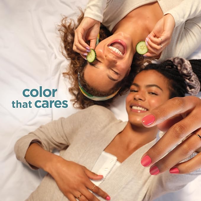 Sally Hansen Color Therapy Scented Nail Polish | Biotin, Argan Oil, Long Lasting, Healthy Nails, Nail Strengthener, Opaque | 383 Air of Calm, Lavender Bliss | Light Purple Nail Color
