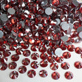 Genie Crystal SS20 Ice Light Siam Flatback Rhinestones 1440pcs, White-Film Coated red Glass Rhinestone, Non-Hotfix for Nails, Tumbler, Crafts, DIY, Clothes, Shoes, Phone Case