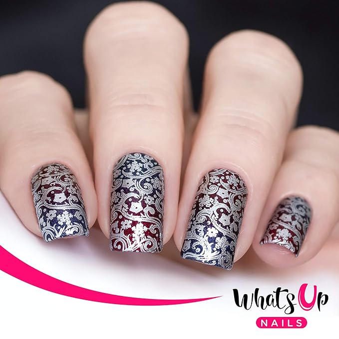 Whats Up Nails - B049 Hot Chocolate Season Stamping Plate for Christmas Winter Nail Art Design