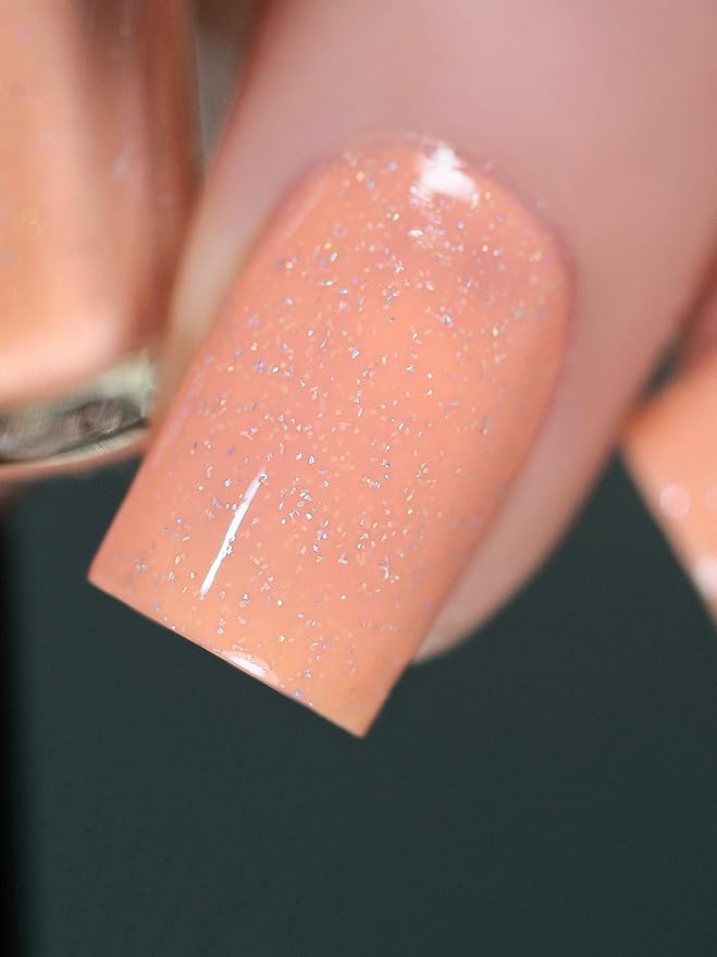 ILNP Dreamsicle - Creamy Melon Holographic Nail Polish