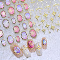 Gold Nail Stickers Star Nail Art Stickers with Ombre Design Circle Nail Decals for Nails Art 5D Self Adhesive Nails Supplies for Women Girls Kid Manicure Decoration 2 Sheets
