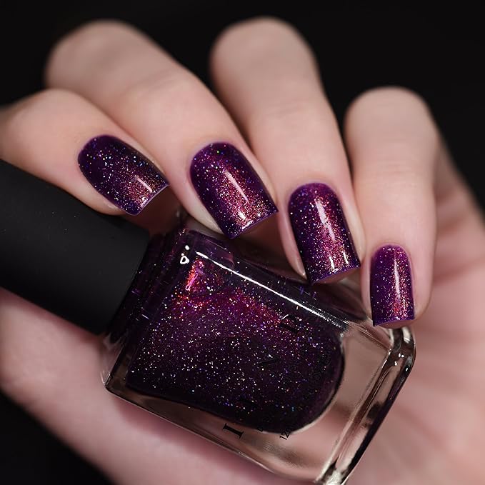 ILNP Ava - Vivid Violet Holographic Nail Polish