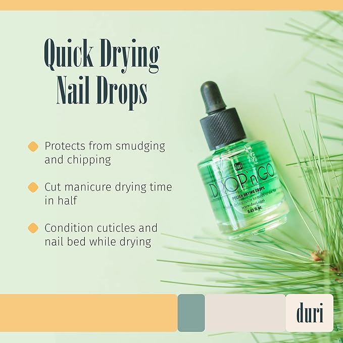 duri Brush'n Go Top Coat and Drop'n Go Drying Drops