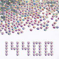 NCB 14400pcs Hotfix Crystal Rhinestones for Clothes Crafts, Hot Fix Bulk Flatback Crystals, Iron on Hotfix for DIY Decoration 100 Gross (Crystal AB, ss10/14400pcs)