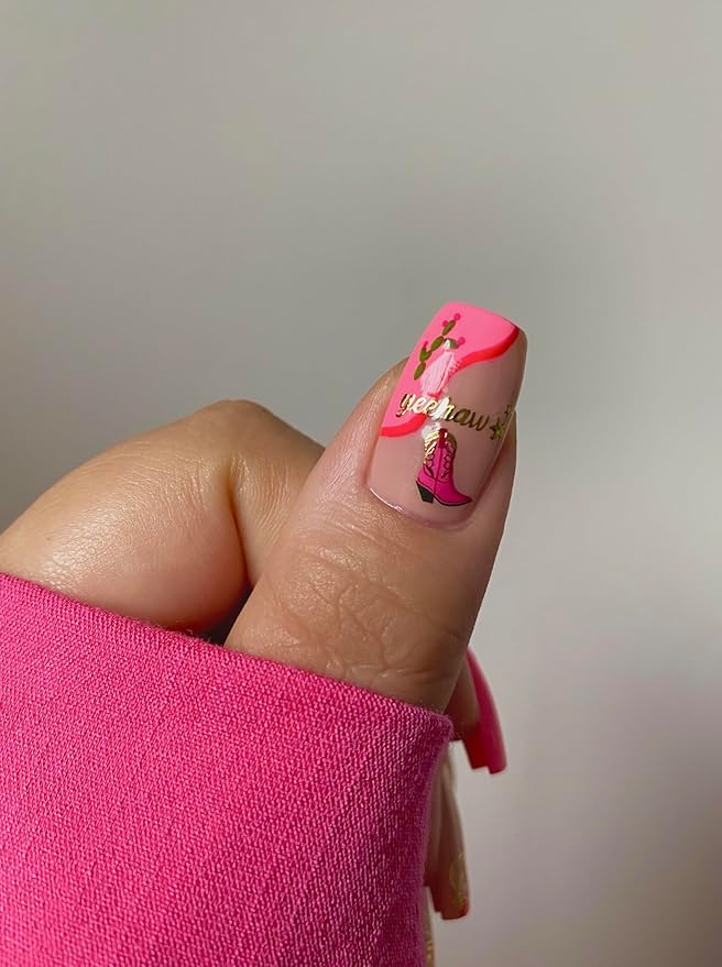 Deco Beauty Howdy - Super Thin & Easy-to-Apply Nail Art with The Cutest Designs - Durable & Long-Lasting Nail Art Stickers and Decals for Women, for DIY at-Home Manicures & Salon-Quality Nails