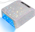 UV LED Nail Lamp 96W Plug-in Nail Dryer Sparkly Gel Polish Light 4 Timer Setting Professional Quick Dry Curing Lamp with Display Auto Sensor for Salon & Home