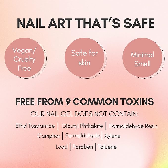 Makartt Poly Nail Gel Kit: 6 Nude Colors Solid Builder 15ML for Poly Extension Enhancement Set with Slip Solution Base Top Coat Dual Forms All in One Hard Gels for Nails Starter Supplies Kit