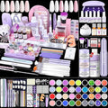 SAVILAND Professional Acrylic Nail Kit: Acrylic Nail Set KIt for Beginners with Everything Nail Tranning Mat Nail Art Brush Nail Drill Nail Polish with Dryer for Nail Extension Carving