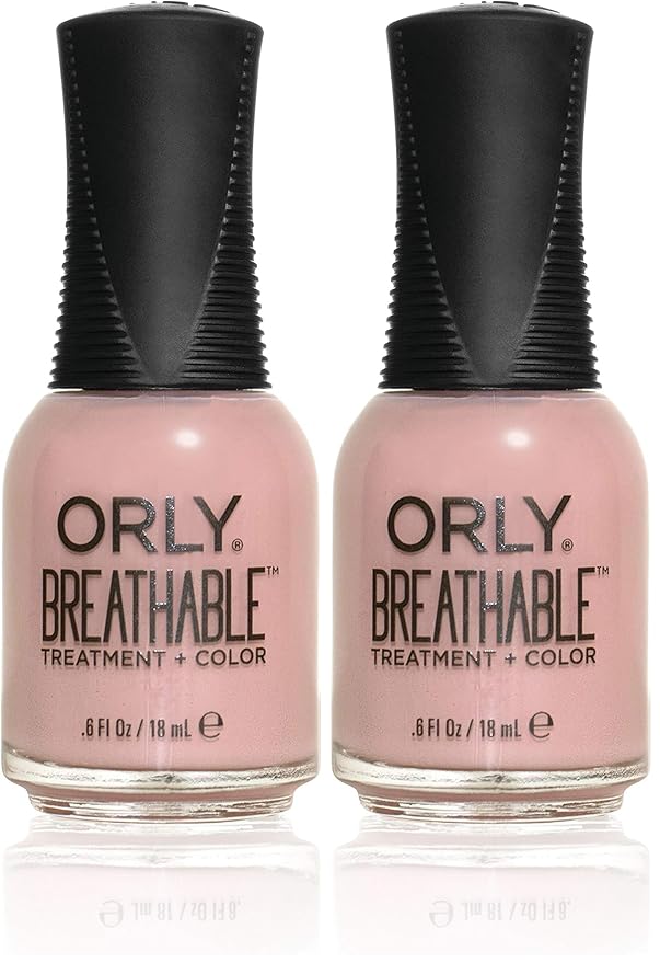 Orly Breathable Treatment + Color - 20984 Grateful Heart Women Nail Polish 0.6 oz (Pack of 2)