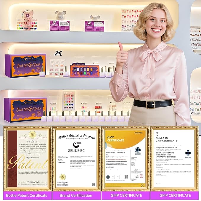 gelike ec Gel Nail Polish Set: HEMA Free Gel Polish Kit With 16ML 12 Fall Colors Big Bottles for Young Women Manicure DIY at Home with Color Chart and Stickers 2026