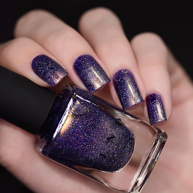 ILNP Art District - Regal Purple Holographic Nail Polish