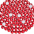 2880pcs Flat Back Rhinestones Glitter Round Crystal Gems Glass Rhinestones for Crafts Nail Art Clothes Shoes DIY Decorations, Siam, SS6, 1.9-2.1mm
