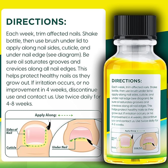 Premium Nourishing Toenail Tea Tree & Oil Blend – USA Clean Ingredients – No Fillers or Harsh Chemicals – For Healthy Looking Nails - Nail Wellness - Clean, Natural & Organic Ingredients