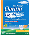 Claritin® Liquid, Allergy Medicine for Adults, 24-Hour Non-Drowsy Loratadine 5mg, Antihistamine, Cooling Honey Flavored, 8 fl. oz