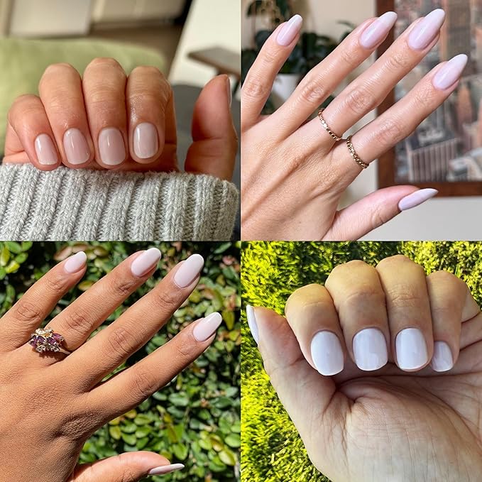 Olive & June Long Lasting Nail Polish | Plump Gel-Like Finish No Lamp Needed | Lasts up to 10 days | Salon-Quality Color at Home |15-Free, Vegan & Cruelty-Free Chip-Resistant Shine|Extra Marshmallows