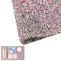 Crystal Nail Art Table Mat Shiny Manicure Hand Rest Pad Foldable Arm Rest for Nails Tech Practice Hand Holder Makeup Mat for Vanity Nail Art Tools