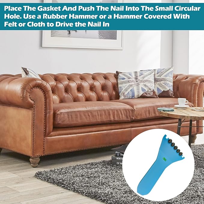 Quick Fancy Nailer Spacer Space and Set Tool for Decorative Nails , with nail kit upholstery tools Suitable for many home decoration projects