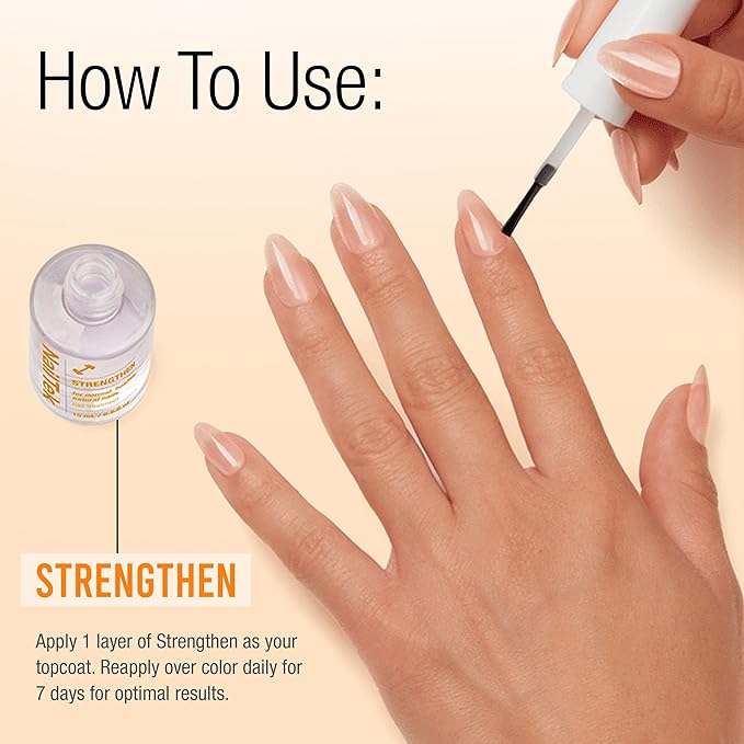 Nail Tek Formula 2 Nail Strengthener Polish – Protein-Enriched Repair Treatment for Soft, Peeling & Weak Nails, Restore Nails Strength, 0.5 fl oz
