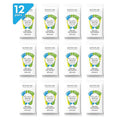 Bodipure All-In-1 Moisturizing Foot Mask, Keratin & Vitamin E Foot Mask for Dry Cracked Feet, Callus & Heel Softening, Easy-to-Use Pedicure Foot Repair, Chemical-free Feet Treatment 12 Pairs