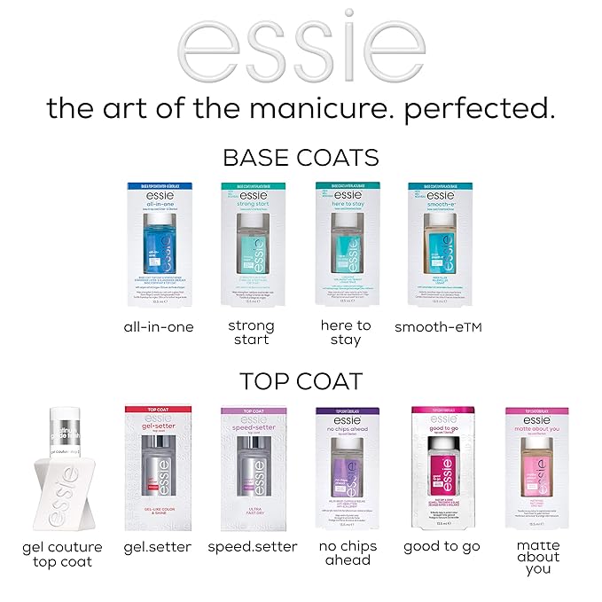 essie Base Coat Nail Polish, Millionails Nail Treatment, Fiber Shield + Iron Strength, 0.46 Fl. Oz.