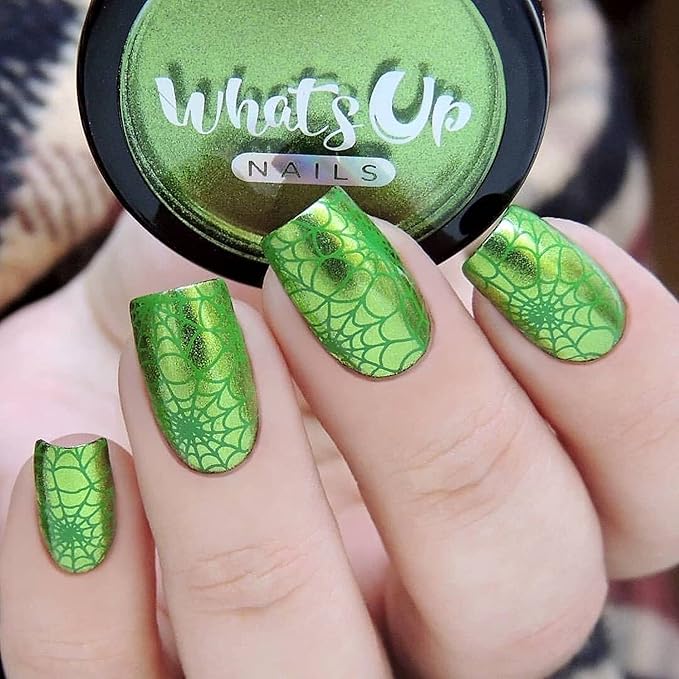 Whats Up Nails - B054 Haul 'r Win Stamping Plate for Halloween Nail Art Design