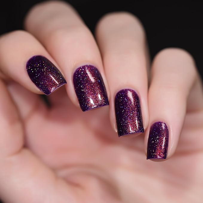 ILNP Ava - Vivid Violet Holographic Nail Polish