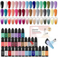 JODSONE Airbrush Gel Nail Polish Set, 32 Colors No Dilution Gel Nail Polish Strong Coverage, Highly Saturated Colors Nail Art Design Salon Set