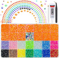 Orange Red AB Resin Rhinestones w B7000 Glue for Crafting Bedazzling 2mm-6mm Flatback Colorful Jelly Stones Diamonds Gems Bedazzler Kit for Nails Face Eyes Makeup Tumblers Bottles Crafts Shoes