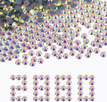 NCB 2880pcs Hotfix Crystal Rhinestones for Clothes Crafts, Hot Fix Bulk Flatback Crystals, Iron on Hotfix for DIY Decoration 20 Gross (Crystal AB, ss30/2880pcs)