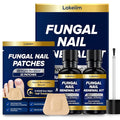 Toenail Fungus Treatment Extra Strength: 25% Undecylenic Acid & Tea Tree Oil - Repairs Yellow Thick Brittle Toe and Fingernails - 2 Bottles with 14 Patches