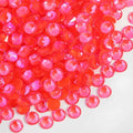 Beadsland 1440pcs Flat Back Crystal Rhinestones Round Gems for Nail Art and Craft Glue Fix, Luminous Orange, SS16,3.8-4.0mm