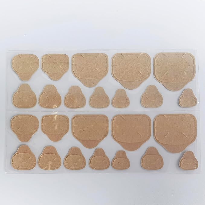 Nail Stickers：Nail Adhesive Tabs Transparent Double Side Nail Sticky Tabs, 1200PCS Toes Press Ons Nail Sticker,Waterproof Breathable Toe False Nail Tips Jelly Nail Glue Replacement (Toe 50 Sheet)