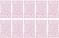 PATIKIL 2090 Pcs Acrylic Gem Sticker, 4 Size 3/4/5/6mm Self Adhesive Rhinestones Face Gem Stones Bling Jewelry for Nail Art Craft Clothes DIY Makeup Decoration Party, Pink Red