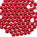 Beadsland Flat Back Crystal Rhinestones Round Gems for Nail Art and Craft Glue Fix, Siam, 1.2-1.4mm, SS3/1440pcs
