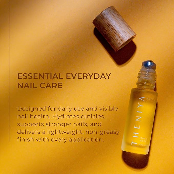 Cuticle Oil for Nail Strengthening and Growth – Hydrating, Vegan, Organic Formula with Jojoba & Vitamin E | 3 Signature Fragrances | 5mL Roll-On (0.17 Fl Oz, Orange Fragrance)