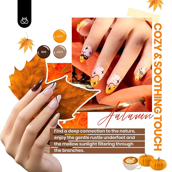 beetles Gel Polish 44 PCS Gel Nail Polish Set & Beetles Nail Blooming Gel 15ml Clear Uv Led Blossom Gel Polish
