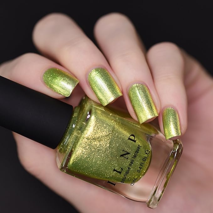 ILNP Short Circuit - Radiant Yellow-Green Ultra Metallic Bright Nail Polish