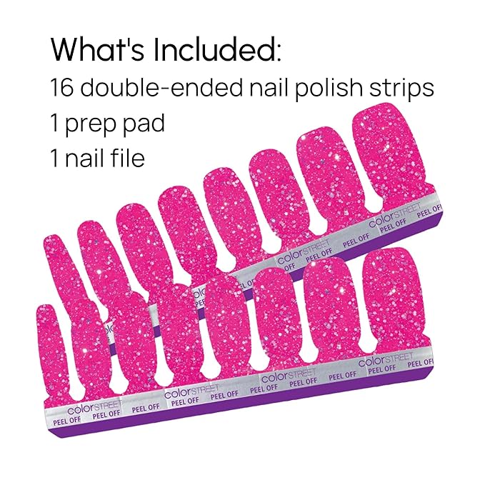 Color Street Hibiscus Heat Nail Strips