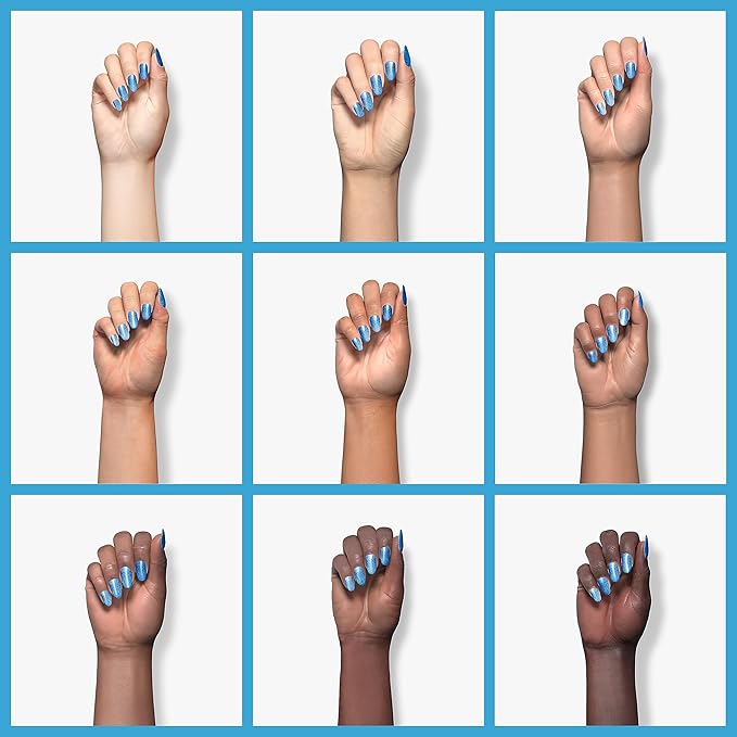 ILNP Blueprint - Electric Blue Ultra Metallic Bright Nail Polish